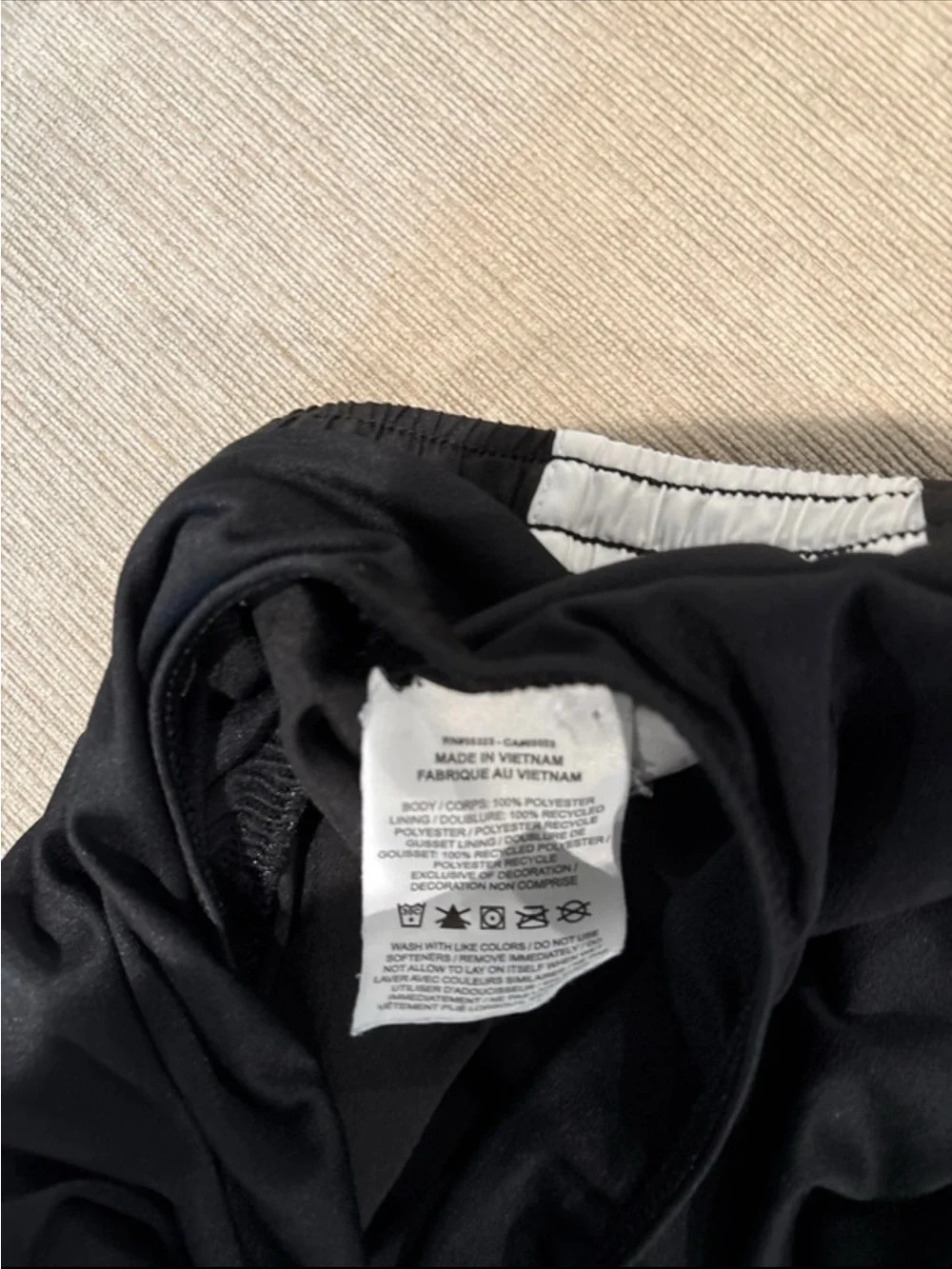 Nike Women’s Dri-fit Black and White Running Shorts